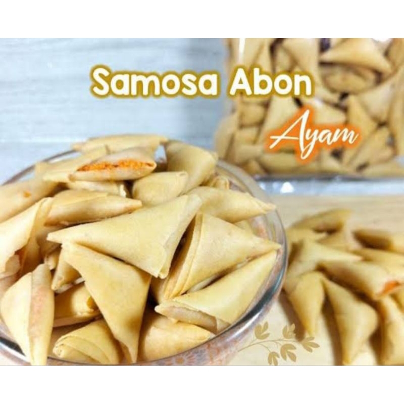 

SAMOSA KERING / SAMOSA ABON AYAM PREMIUM 200gr