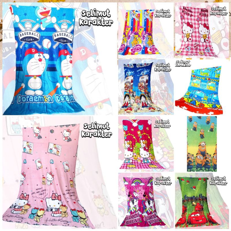 Selimut Karakter Anak | Selimut Karakter anak Laki-laki dan Perempuan