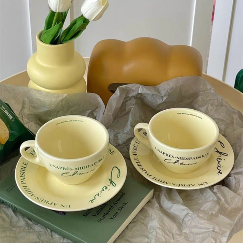 PARISIAN Set Ceramic Mug / Gelas Kopi / Cangkir Kopi Estetik