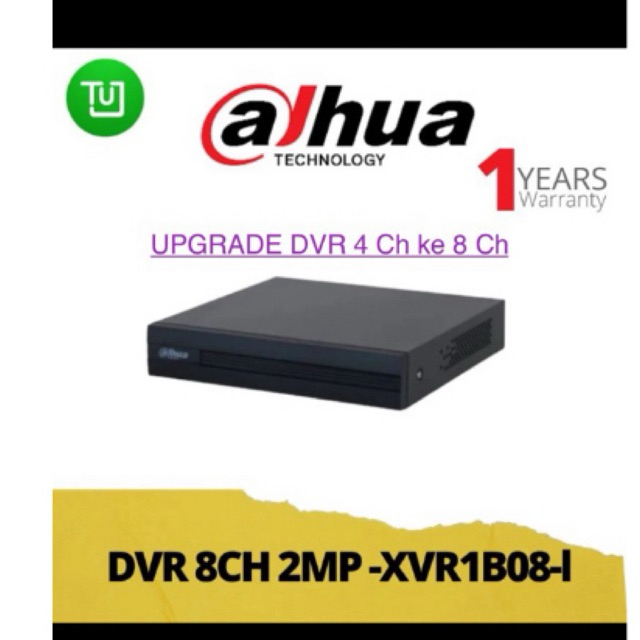 Dvr Dahua 4 ch ke 8 Ch Upgrade