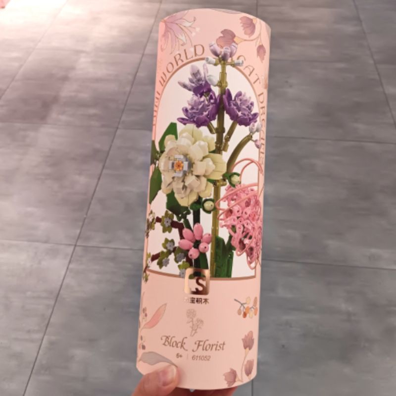 BRICK SEMBO FLOWER SQUARE POWDER SAND WARM YANG