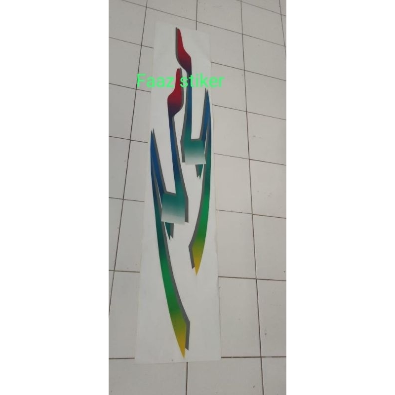 striping body mobil carry minibus 1.0