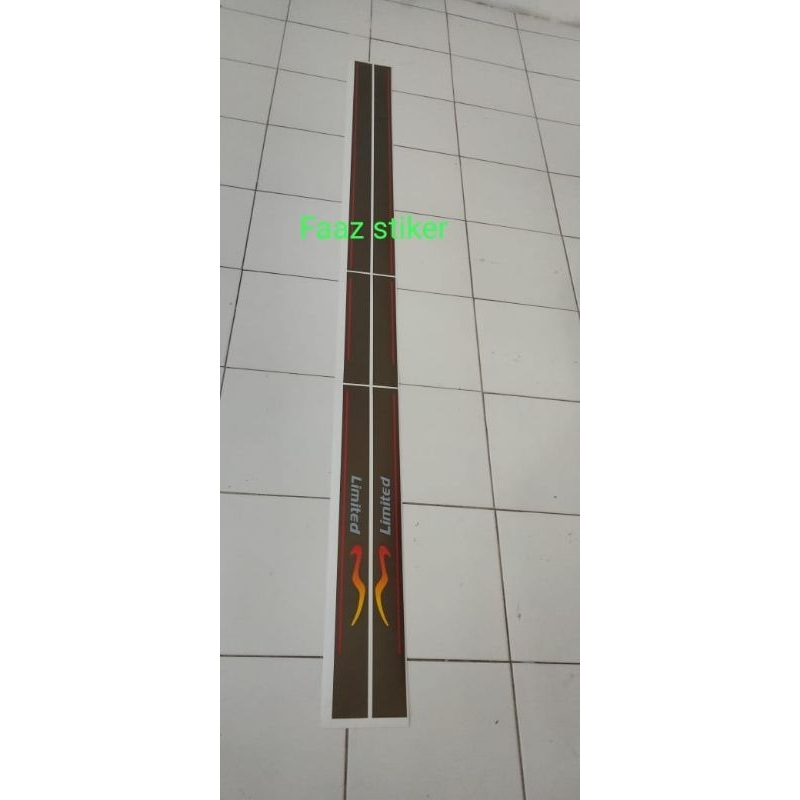 striping body mobil Daihatsu taruna limited edition