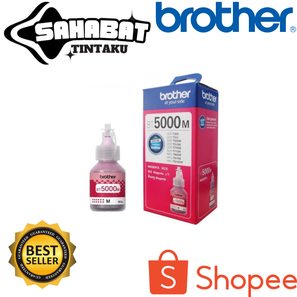Brother BT5000 Magenta Tinta Printer Brother BT 5000 Magenta