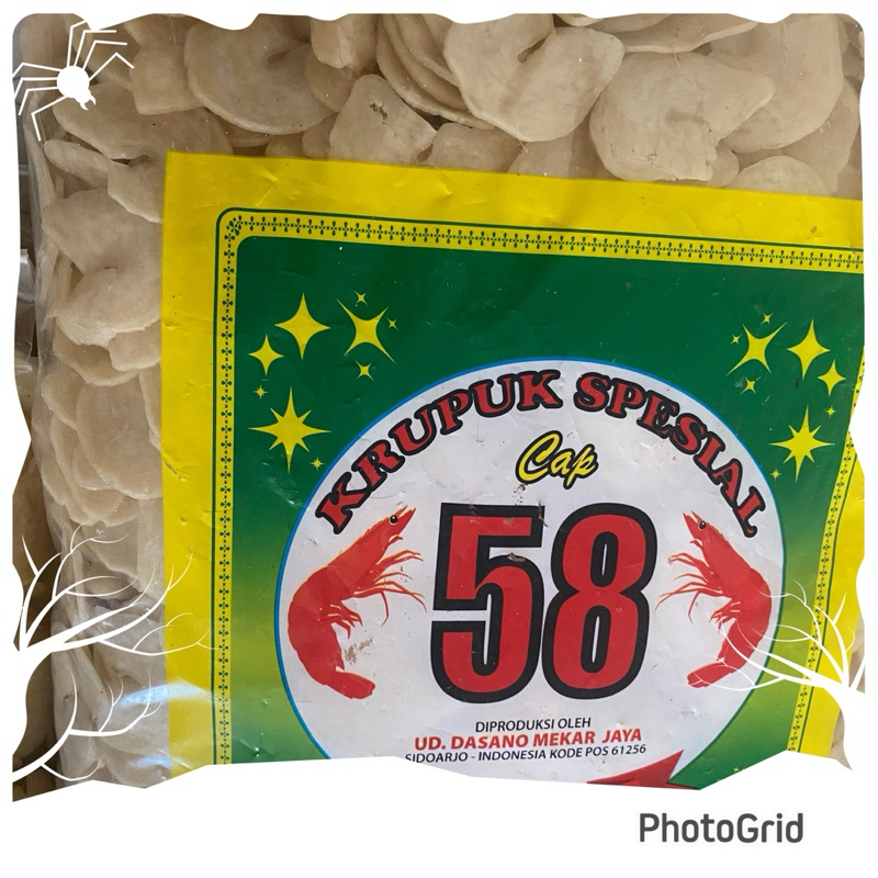 

KERUPUK UDANG CAP 58 MENTE 250 GRAM