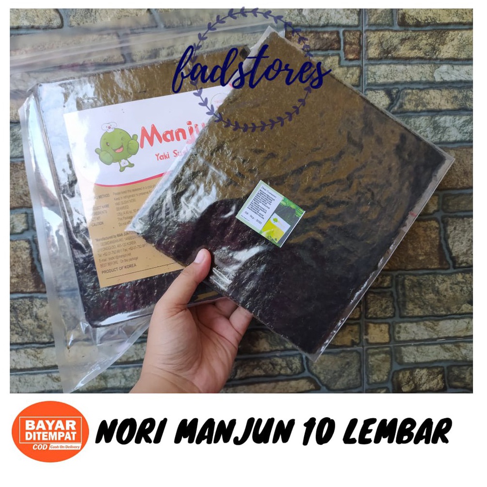 

[TEJ73] Nori Rumput Laut Manjun 10 Lembar - Nori Sushi Halal 66
