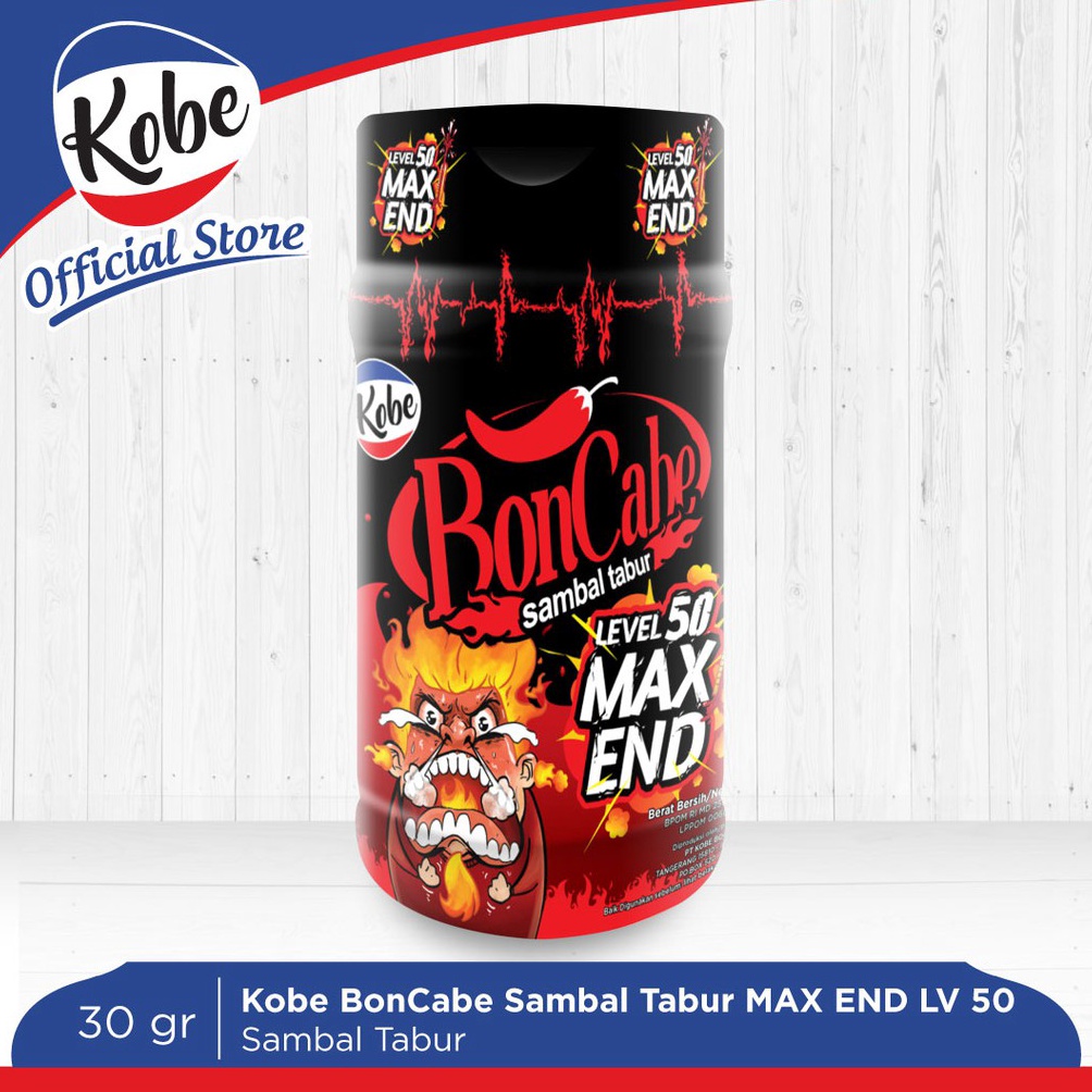 

BonCabe Sambal Tabur Level 50 Rasa Original Max End Botol 30gr 7sybr