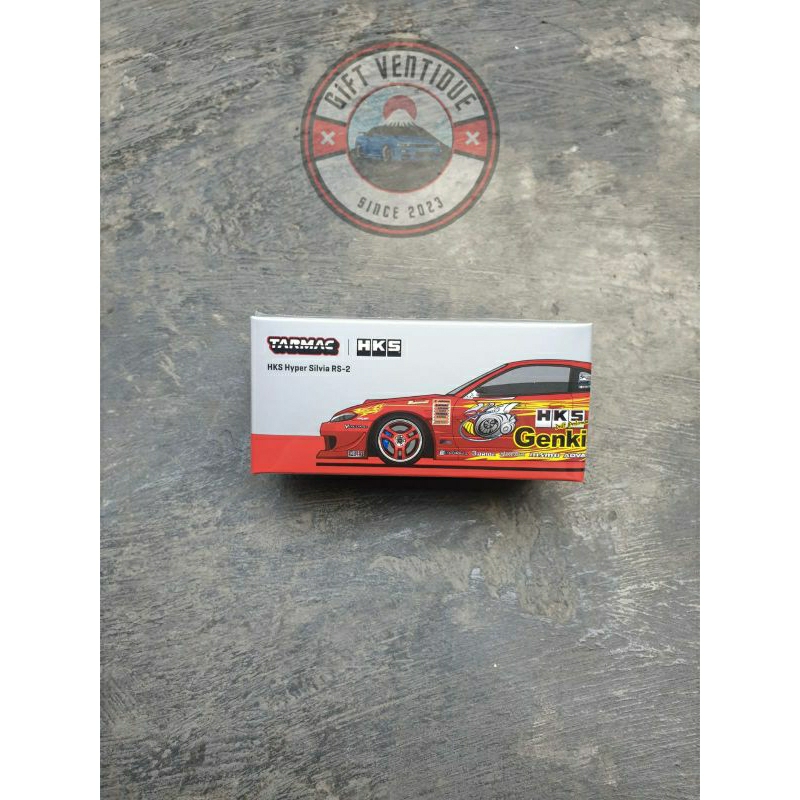 Tarmac Works HKS Hyper Nissan Silvia S15 Rs-2 Red Merah