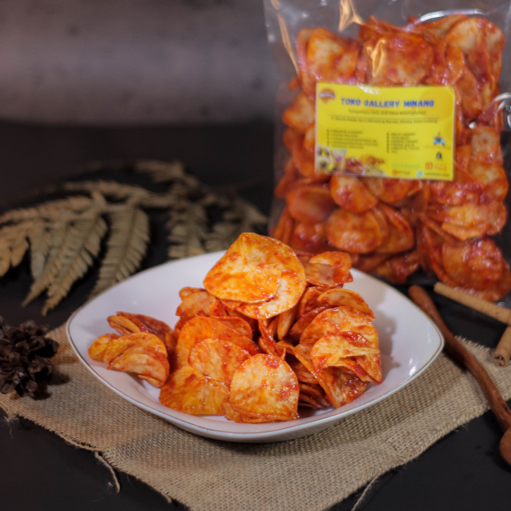 

Sanjai Balado Bulat Oleh-Oleh Asli Cemilan Kampung Makanan Khas Padang Jajanan Snack Kuliner Minang Kabau