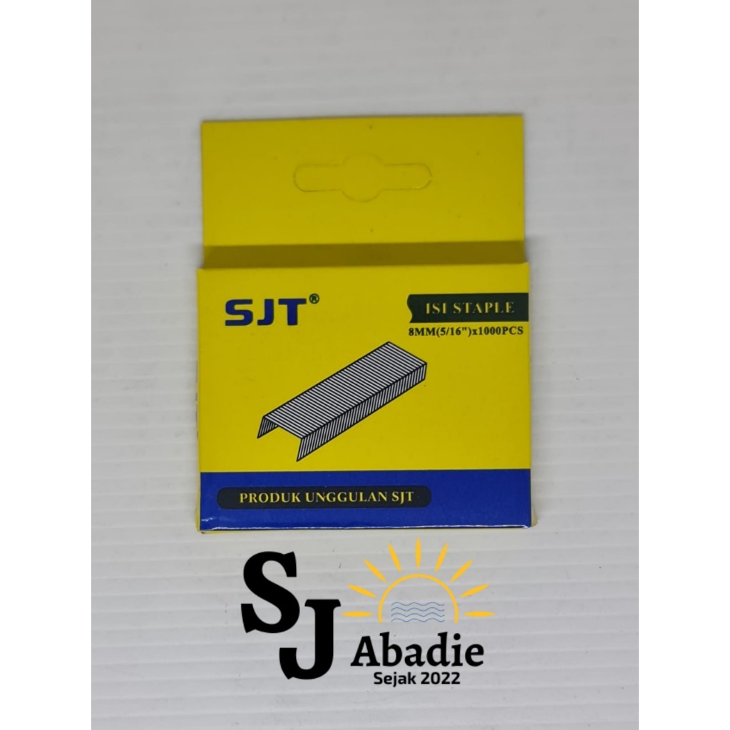 

(5 KOTAK) SJT Isi Stapler Staples Refill Tembak Staple Gun 8mm 5/16 Inch Isi 1000 Pc | SJ ABADIE |