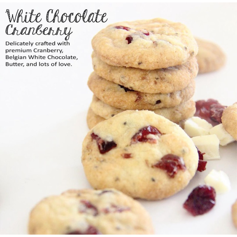 

LIKEy Cookies - White Chocolate Cranberry - Holiday Specials