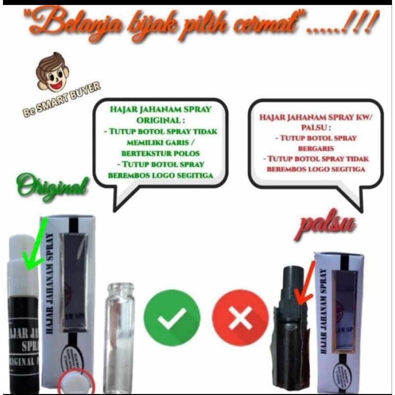 BISA COD HAJAR JAHANAM / HAJAR SAADAH / HAJAR JAHANAM SPRAY