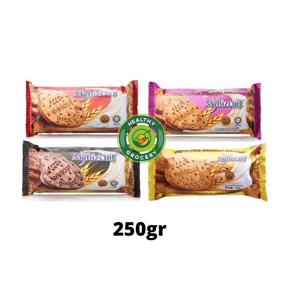 

VTNDH MyBizcuit Biscuit Gandum 250gr Biskuit / Cokelat / Raisin / Digestive Malted / my bizcuit / mybizkuit / mybiscuit / mybiskuit fwm99