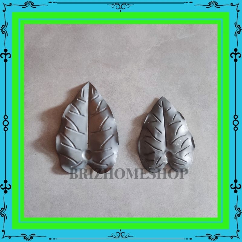 ornamen pagar besi tempa Daun lompong (berkualitas) ornamen pagar besi daun lompong plat besi - orna