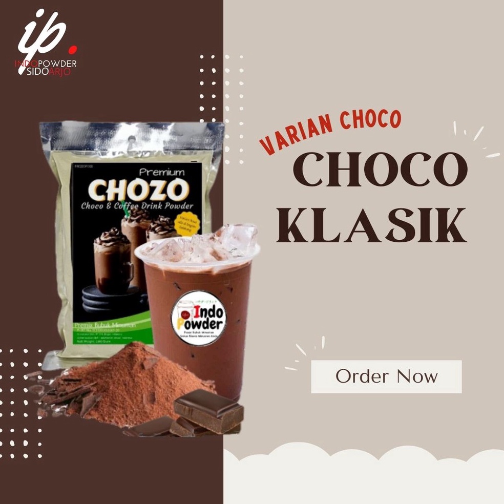 

Pr0duk K3ren Bubuk Minuman Nyoklat Klasik 1 Kg / indopowder / Bubuk Minuman Coklat / Coklat Klasik / CHOZO Elewen