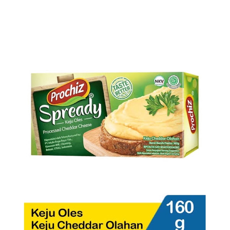 

[KODE CKWWP] keju prochiz spready 160 gr