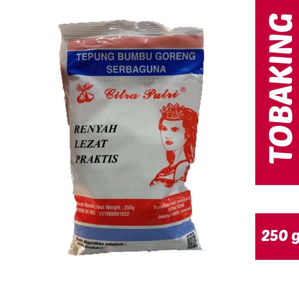 

Tepung Bumbu Citra Putri Goreng Serbaguna 250gr 79