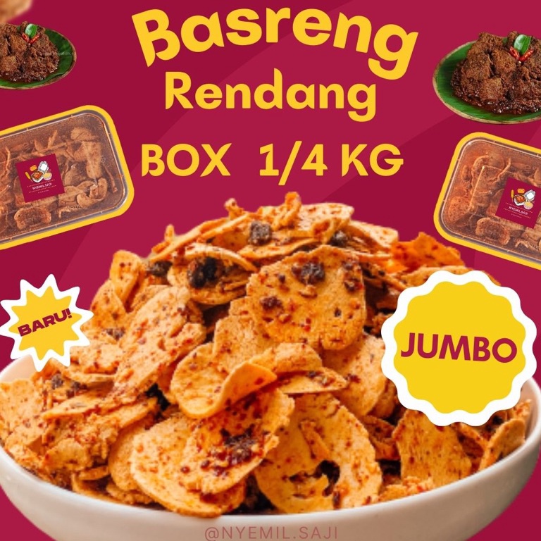 

BASRENG RENDANG BOX 250 GRAM Harga ⌒