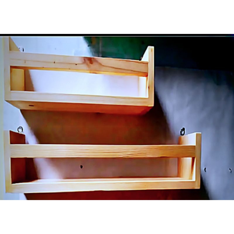 rak bumbu dapur kayu jati belanda