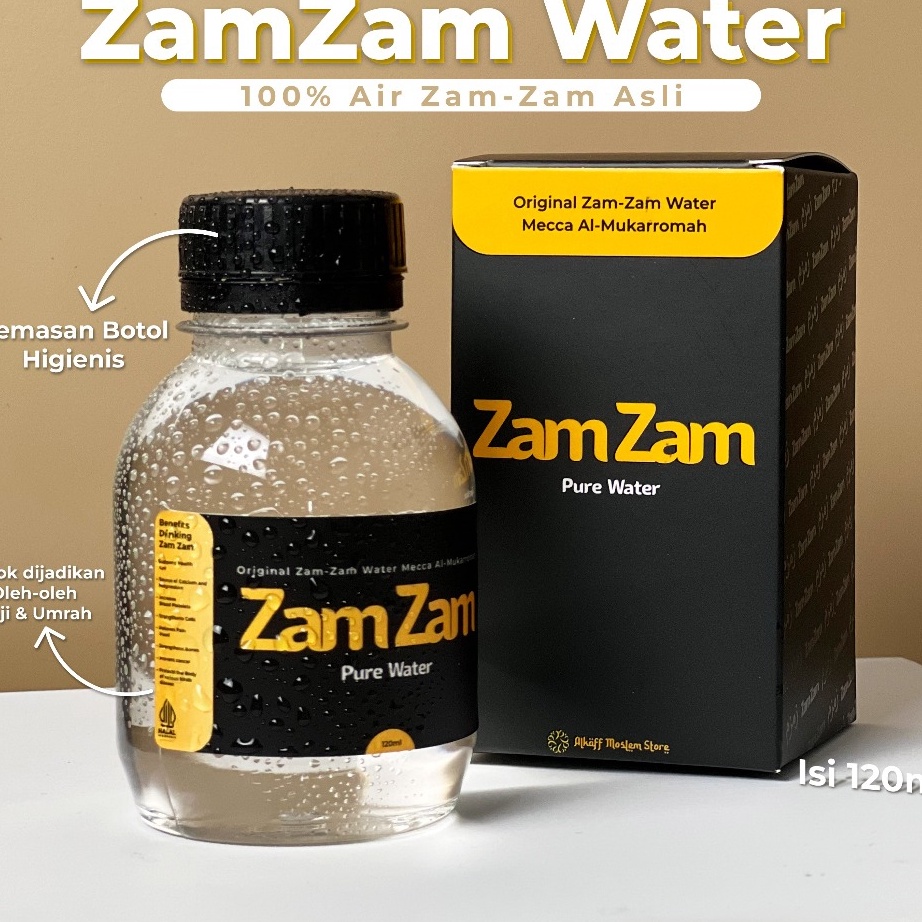 

[KODE D7PRV] [ALKAFF ZAM ZAM] - AIR ZAM ZAM ASLI ARAB SAUDI - 120 ml