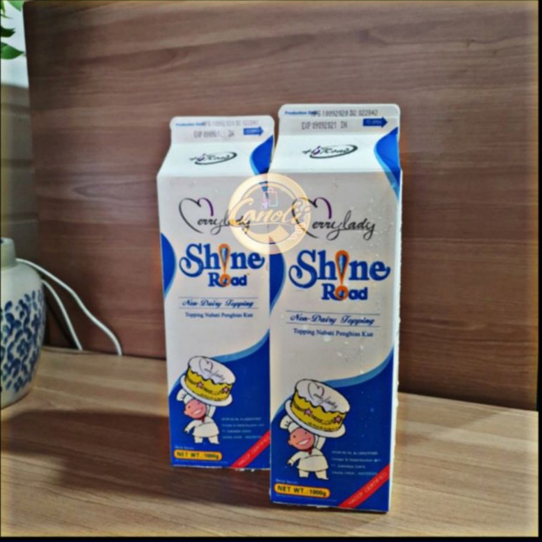 

75 shineroad whipping cream shine road whiped 1000 gr 1 kg l topping 84