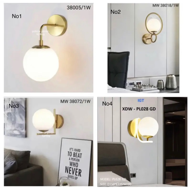 lampu dinding dekorasi kamar tidur