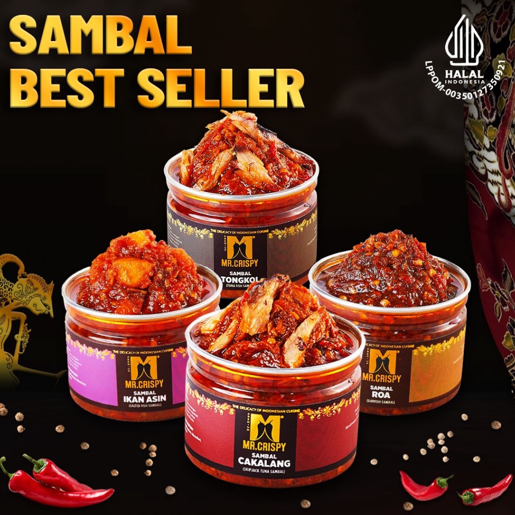 

[7QS56] Sambal Cakalang/Tongkol/Roa/Ikan Asin Jambal Sambel Mr.Crispy Ready )V ♪