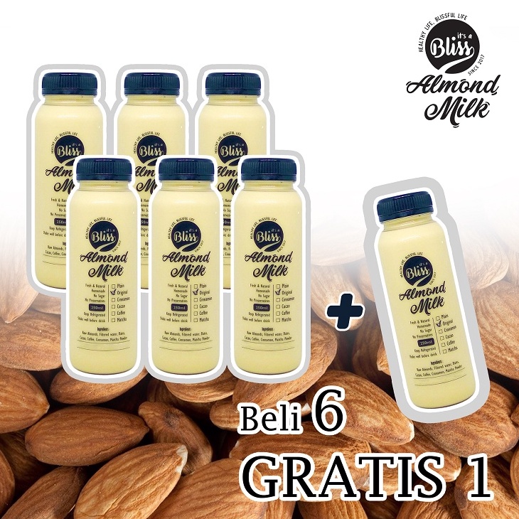 

8KL Raw Almond Milk / Susu Almond (250 ml) 63