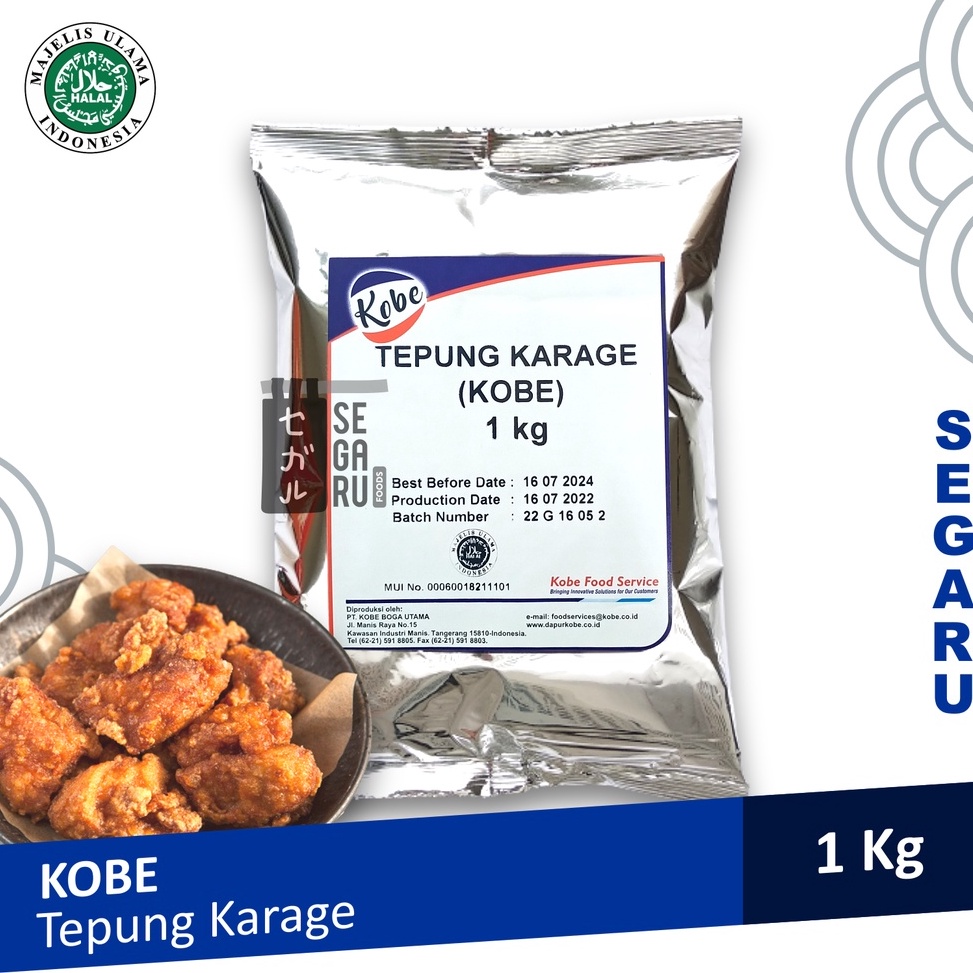 

[♥R23/] Kobe Tepung Chicken Karage Ayam Goreng Jepang Halal 1 Kg Kualitas Terjamin