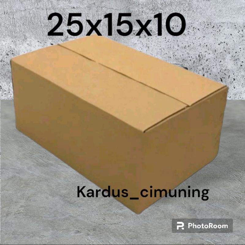 

kardus box packing 25x15x10