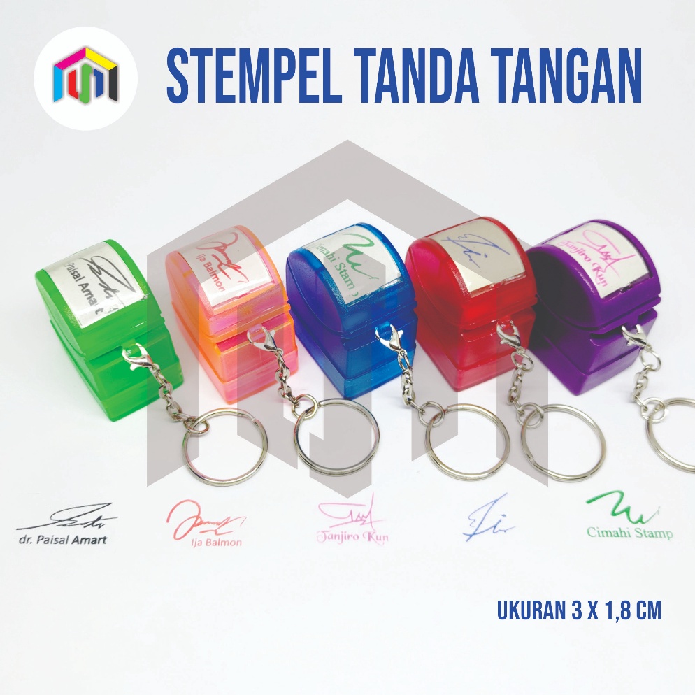 

Serb@ Murah Stempel Tanda Tangan 3 x 1,8 cm [76]