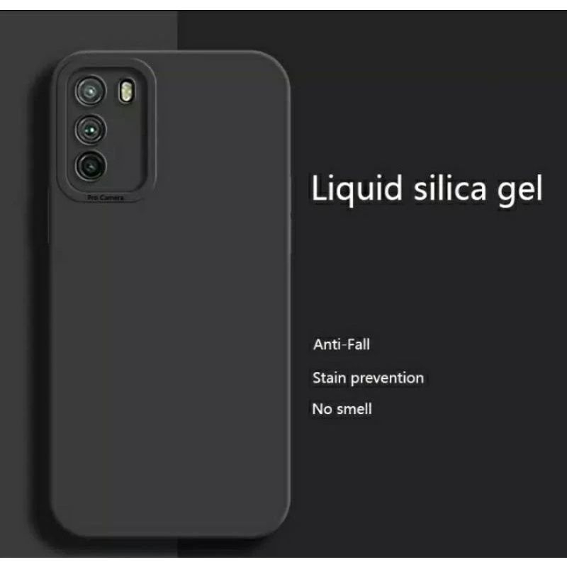 SOFTCASE FULL BLACK SAMSUNG A02S/M02S/A03S CASE MACARON PRO CAMERA HITAM POLOS