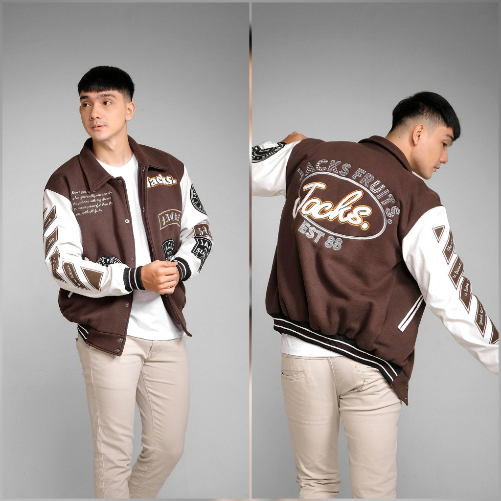 JAKET VARSITY BORDIR - JAKET BASEBALL ORIGINAL SALVIO HEXIA