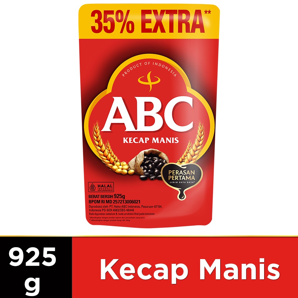 

➞Bayar Di Tempat✾➞ ABC Kecap Manis 925 gr (700ML + 225ML/ 35%) M81