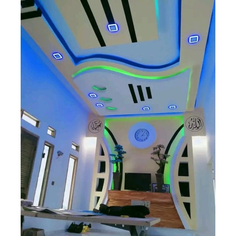 plafon gipsum minimalis terpasang