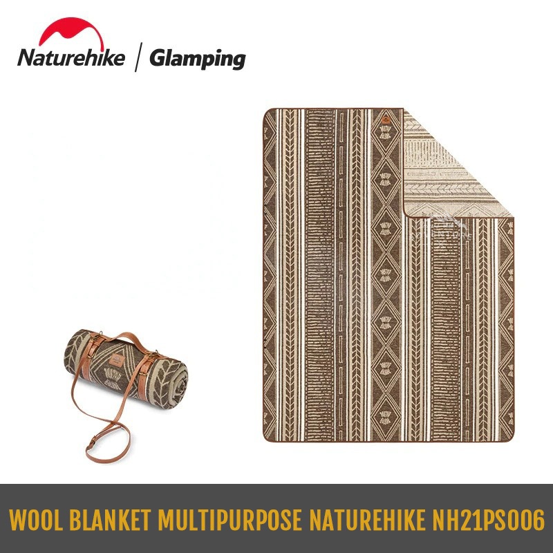WOOL BLANKET MULTIPURPOSE NATUREHIKE NH21PS006 SELIMUT SERBAGUNA