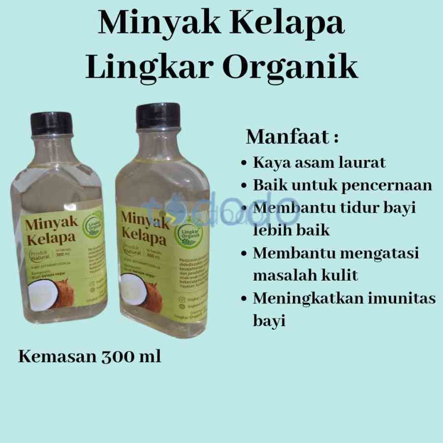 

Minyak Kelapa MPASI Anak Bayi Lingkar Organik 300ml