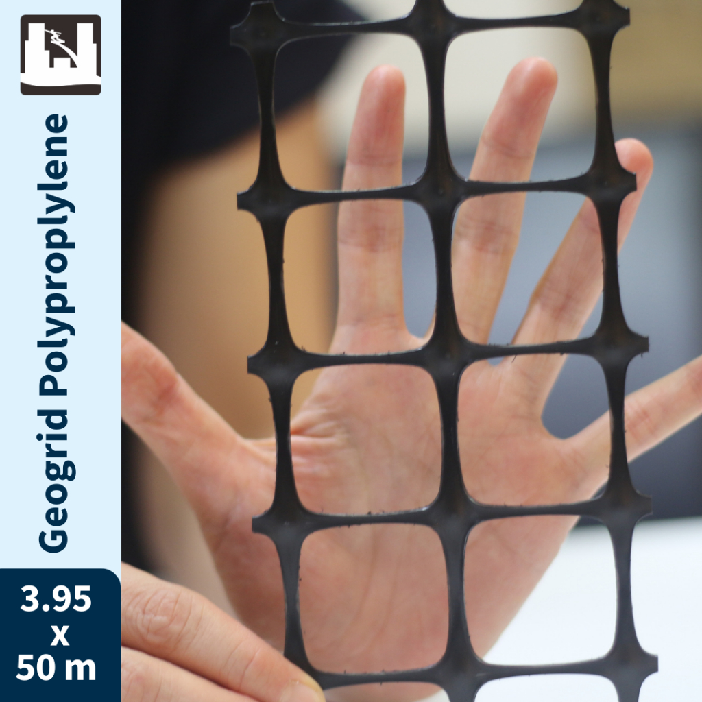 Geogrid PP 1 Roll | Geogrid Plastic Merk Urban Plastic (kN 30)