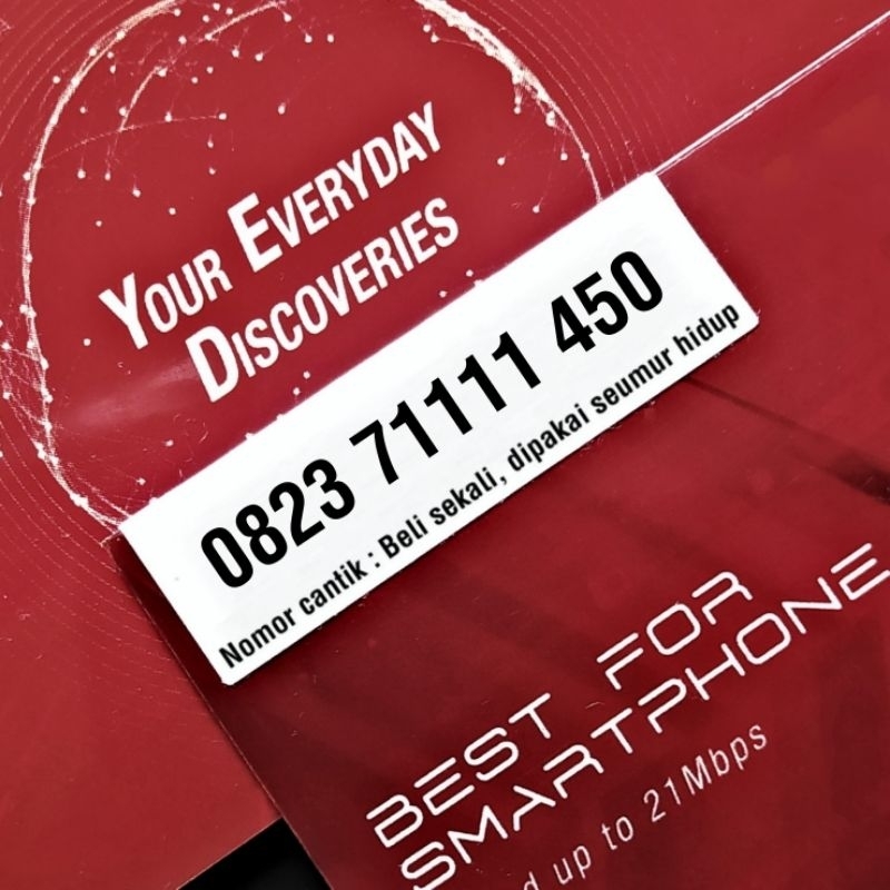 Nomor Cantik Kartu Perdana SimPATI dan As Telkomsel Combo Sakti 0823 71111 450