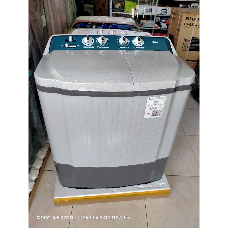 LG mesin cuci 2 tabung P800N