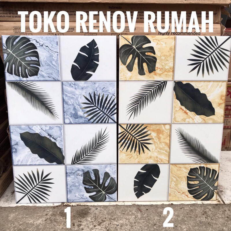 keramik dinding 25x40 / keramik dinding kamar mandi/ keramik dapur/ keramik motif bunga