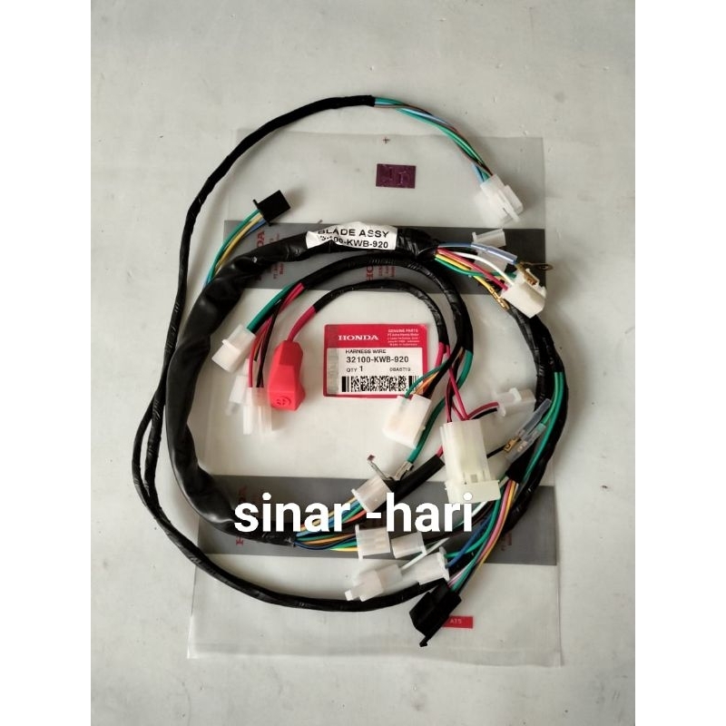KABEL BODY ASSY (KWB) HONDA ORIGINAL BLADE 110 LAMA/REVO FIT 110/REVO ABSOLUTEBARANG BARU SESUAI POT