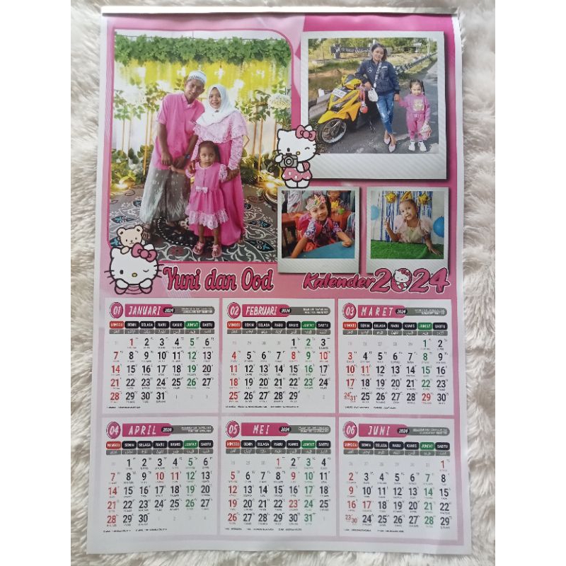 

kalender custom isi 2 lbr