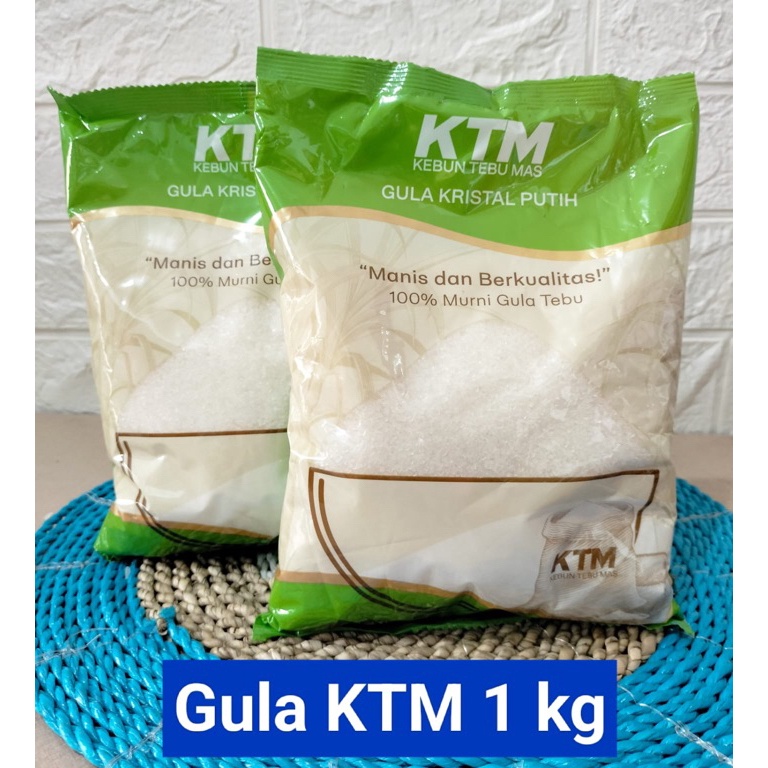 

[‰V69&] GULA KTM KEMASAN 1kg GULA PASIR PREMIUM MurrrMerrr