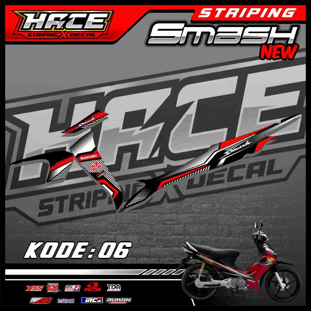 STICKER STRIPING SMASH NEW - STRIPING SMASH NEW PREMIUM 07