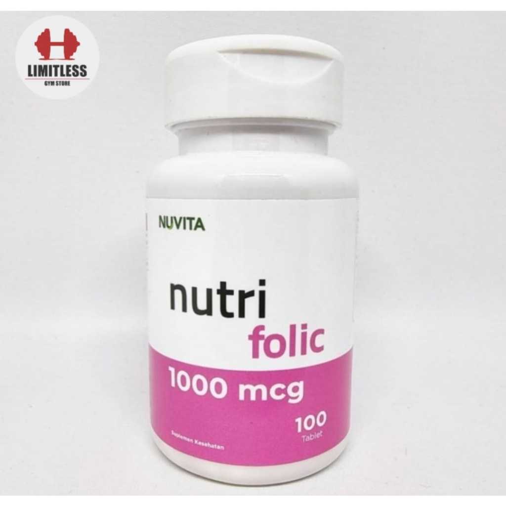Nuvita FOLIC ACID 1000mcg - 100 tablet Asam Folat 1000 mcg Ibu Hamil