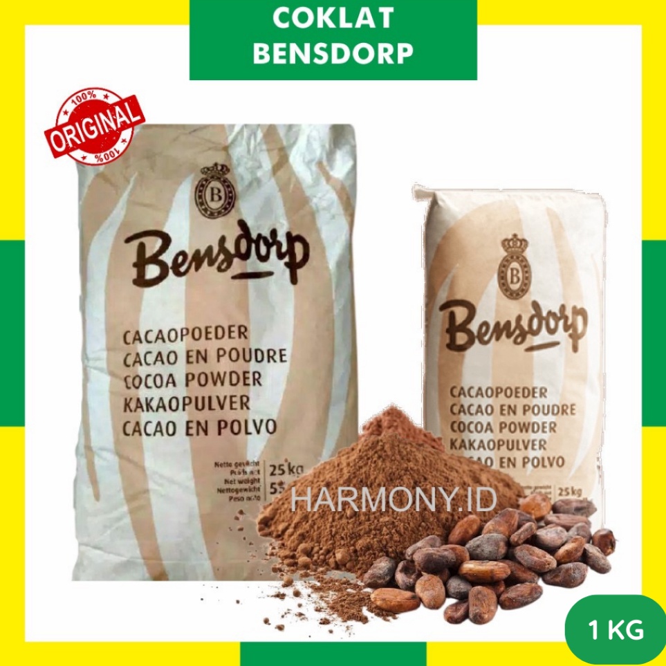 

[KODE VVHEN] Bensdorp Cocoa Powder 1kg - Coklat Bubuk Bensdorp Cokelat Bubuk Premium Bensdorp Cocoa Powder