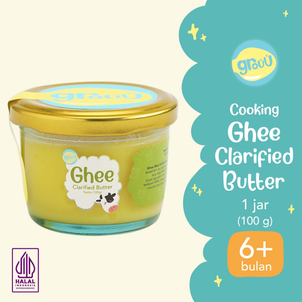 

Pr0duk Grouu - Grassfed Ghee Butter (Mentega rendah laktosa) - BB Booster MPASI Ayo Beli