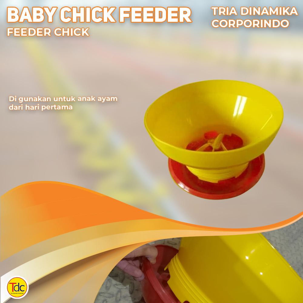 Baby Chick Feeder/Tempat Pakan DOC/Feeder Chick/BCF - Alat Ternak Ayam