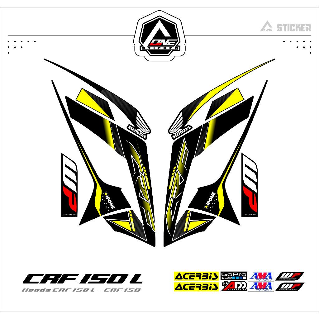 STRIPING HONDA CRF150 L MOTIF 11 / CRF150L / STIKER / STRIPING CRF150 / HONDA CRF / CRF150L / CRF / 